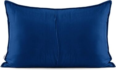 Наволочки на подушки 50x70 см синій стьобаний оксамит Laila, 2
