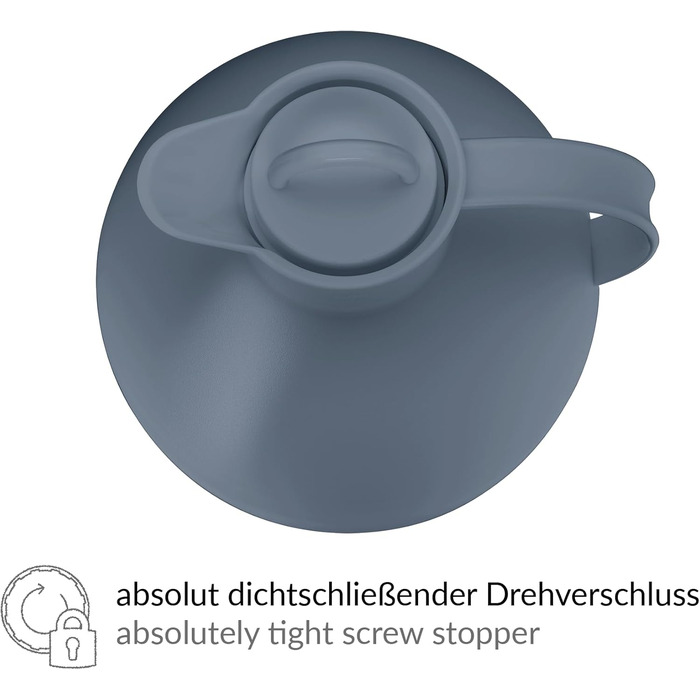 Термокава Alfi Kugel 0.94л Vintage Indigo з нержавіючої сталі, 940 мл, без BPA