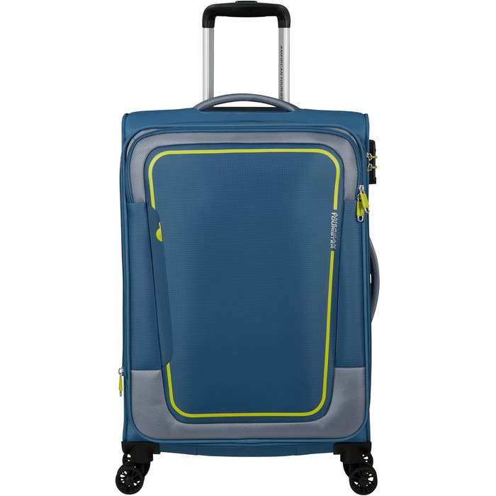 Валіза American Tourister Pulsonic Spinner L, 81 см, 113/122 л, Coronet Blue