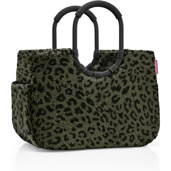 Сумка Reisenthel Loopshopper L – стильна та містка, з водонепроникним покриттям та кишенями з перероблених PET-пляшок, колір Gold (Teddy Leo Olive)