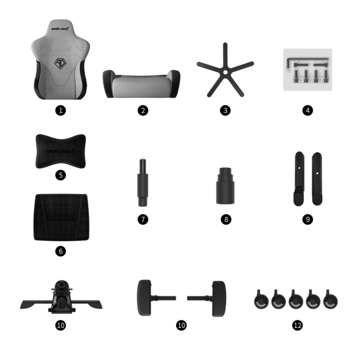 Крісло ігрове Anda Seat T-Pro 2 Blue/Black Size XL