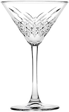 Набір склянок Martini Pasabahce Timeless, 6 шт, кришталевий дизайн, 17.2 см
