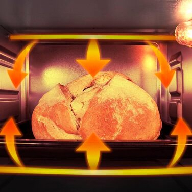 Мультифурна Cecotec Bake&Toast 1090 Black - 23 л, 1000 Вт, таймер, регулювання температури до 230ºC, решітка-гриль, лопатка
