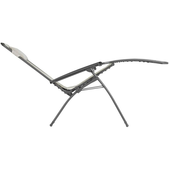 Крісло-шезлонг Lafuma Mobilier Zero Gravity R Clip - розкладне для тераси та саду, міцне Batyline®, багатопозиційне, комфортне, Франція, кольору жита