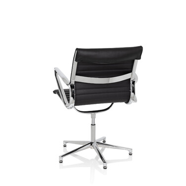 Крісло для конференцій / Крісло для відвідувачів PARIBA V IV Leather Black HJH OFFICE