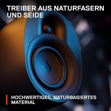 SteelSeries Arena 7 - 2.1-канальна акустична система для геймінгу з RGB підсвічуванням, чорна