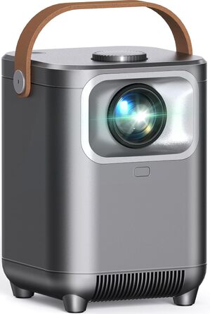 Міні проєктор Beamer Bluetooth Full HD 1080P для кіно та ігор, портативний, сумісний з iOS, Android, Windows, TV Stick, HDMI, Smartphone, ігровими консолями, USB, з пультом ДУ