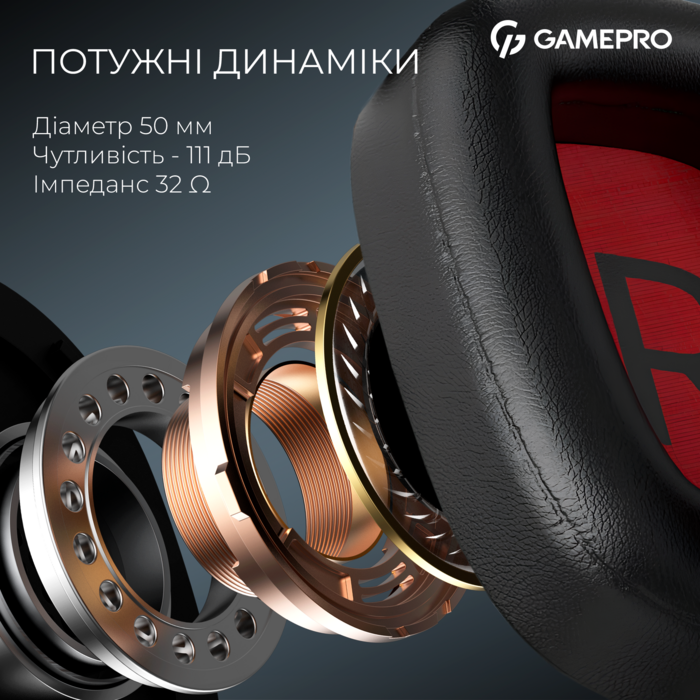 Бездротова ігрова гарнітура GamePro Asgard Valkyria (HSW249)