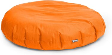 В 1 з наповнювачем подушка сидіння сирна подушка крісло BeanBag (діаметр 145 см, помаранчевий), 2