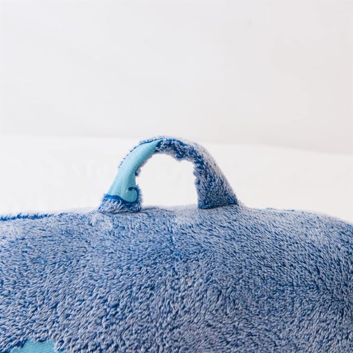 Лежанка-подушка Aimuan для дітей з підсвіткою, у вигляді динозавра, з принтом, оранжево-блакитна