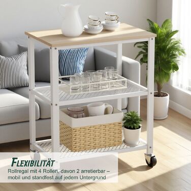 Візок кухонний Relaxdays, 3 ящики