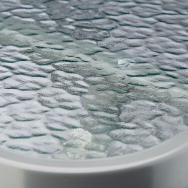 Relaxdays Складний балконний столик зі склом