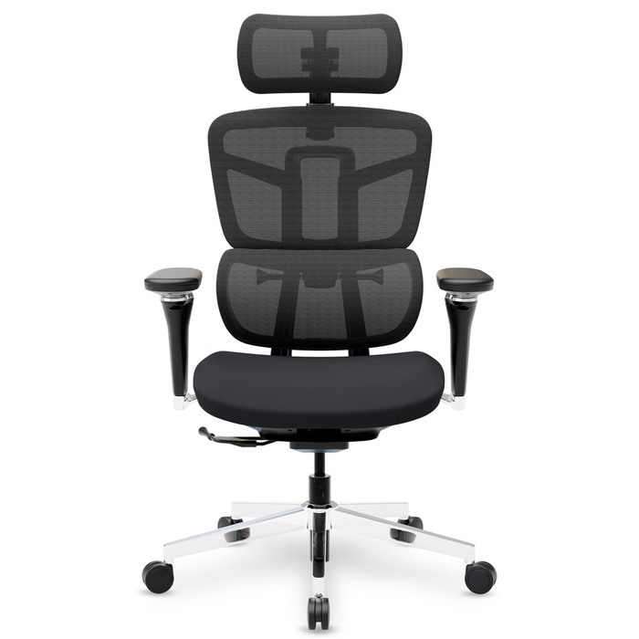 Крісло Mealux S4 Air Fabric Black (арт. HF-S4 F/B)