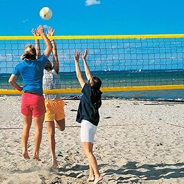 Сітка для пляжного волейболу ДОНЕТ, турнірна і розважальна, близько 3 мм, 9,5 х 1,0 м
