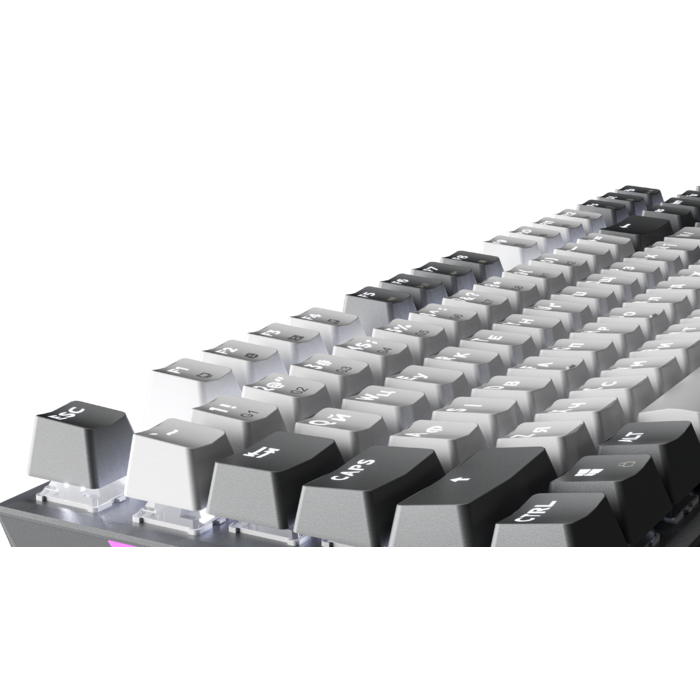 Дротова механічна клавіатура GamePro Genesis Metallic (MK144G) 100% Red switches