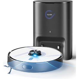 Робот-пилосос з функцією миття 5500 Па, станція самоочищення 3.5л, для шерсті тварин, з управлінням через додаток та голосовим керуванням Alexa/Google Assistant (білий)