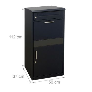 Скринька для листів Relaxdays з відділенням для пакунків