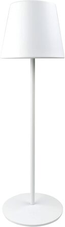 Торшер SCHWAIGER OTL200: LED-лампа, нічник, садовий світильник, RGB, сенсорне керування, акумулятор, диммування, тепле світло, IP44 (білий)