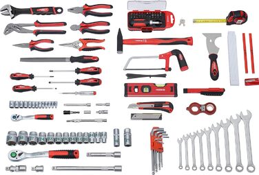 Набір інструментів Meister 131 предметів Knipex & Wera в алюмінієвому кейсі - професійний валіза з інструментами