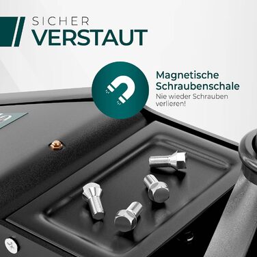 Гідравлічний домкрат CargoVA 3T з низьким профілем (75-505мм) + килимок + 2 гумові накладки | Для SUV та авто з низькою посадкою | Професійний набір для заміни коліс (TÜV)