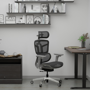 Крісло Mealux S4 Air Grey (арт. HF-S4 M/G)