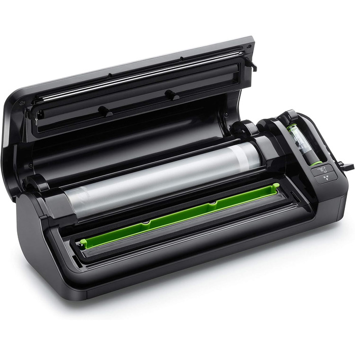 Вакууматор FoodSaver FFS017X з різачем, відсіком для рулонів, ручним вакууматором та функцією маринування, сріблястий