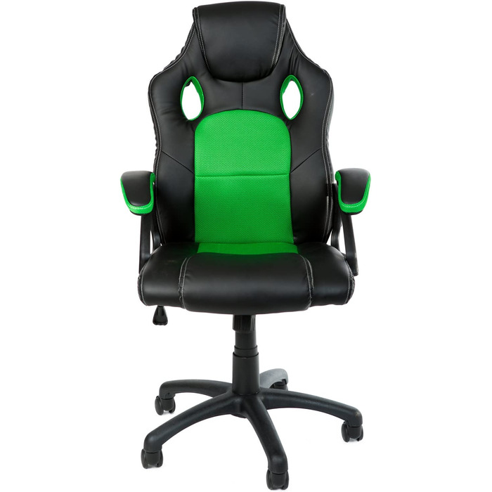 Ігровий крісло Panorama24 для геймерів та офісу: ергономічний, 9 кольорів, підйомний механізм, до 150 кг, сертифікат TÜV