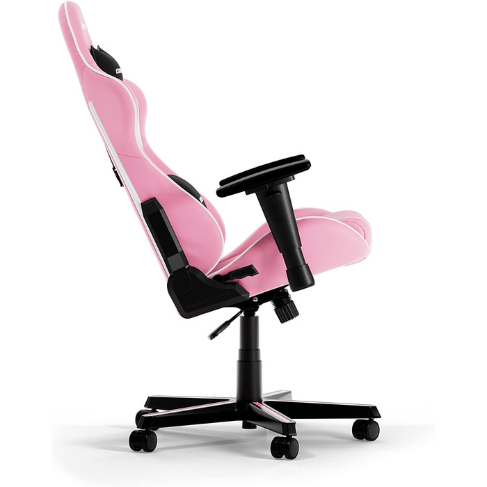 Ігрове крісло DXRacer FORMULA L ПВХ шкіра (рожевий/білий)