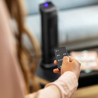 Керамичний обігрівач Cecotec Ready Warm 10100 Smart Ceramic: 2200 Вт, LED дисплей, 3 режими, термостат, захист від перекидання та перегріву, осциляція, білий колір. З пультом дистанційного керування та сенсорною панеллю