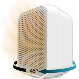 Обігрівач настільний Cecotec ReadyWarm 1500 Max Ceramic Rotate - керамічний, 1500 Вт, з регулюванням температури та 3 режимами, площа обігріву 15 м²