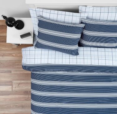 Комплект постільної білизни Nautica Craver Navy (Queen Comforter)