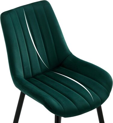 Набір з 2-х стільців для їдальні TUKAILAI з штучної шкіри, ергономічні, з металевим каркасом, до 150 кг, для кухні, їдальні та вітальні, коричневі (зелені, велюрові, набір 4 шт.)