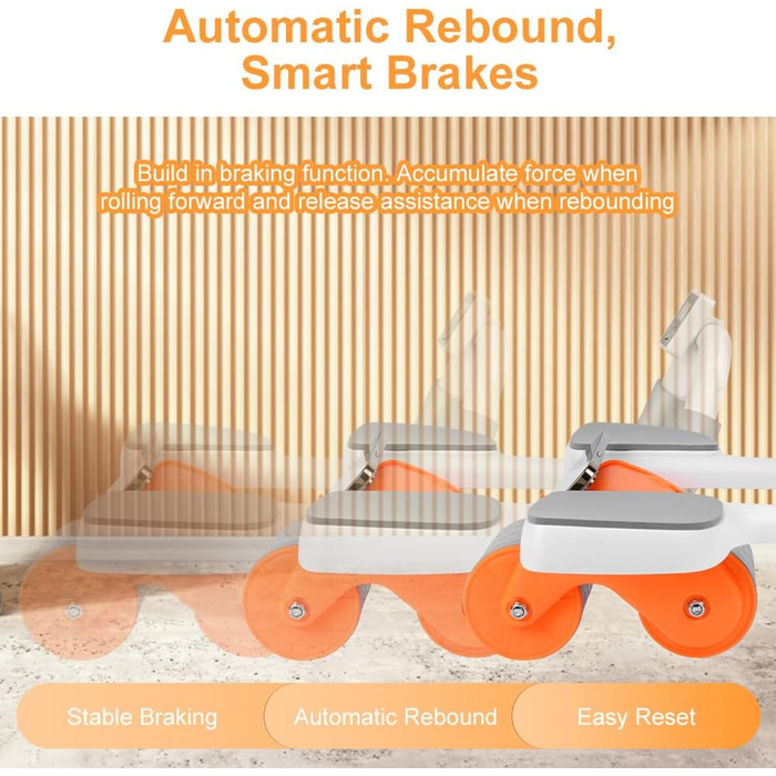 Ролик для преса Flintronic New Wheels Roller 2023 з автовідскоком помаранчевий