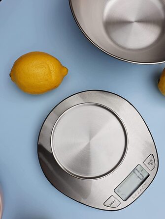 Чудові цифрові кухонні ваги з нержавіючої сталі-електронні ваги для приготування їжі зі знімною чашею для випічки і приготування їжі-функція тари