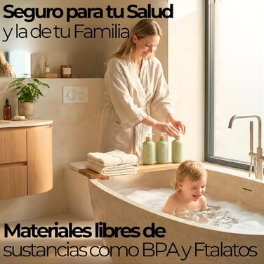 Набір дозаторів для мила в ванну кімнату, матовий чорний, 500 мл, 3 шт. для гелю та шампуню, з воронкою для наповнення