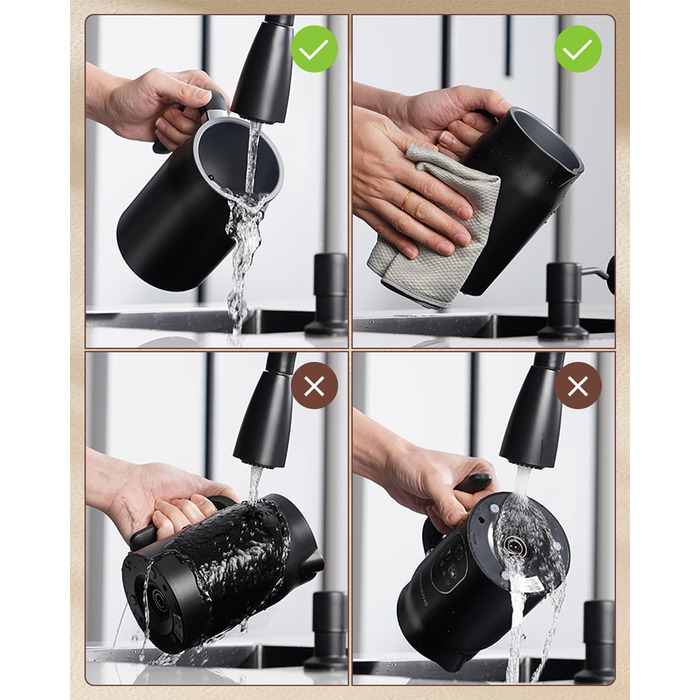 Електричний спінювач молока SHARDOR 5-в-1 з регулюванням температури для капучіно, лате, макіато та гарячого шоколаду