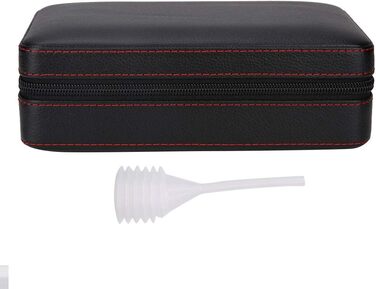 Ручний виготовлений цигарковий вологомір, портативний шкіряний кедр, набір для цигарок для подорожей, кедрове цигаркове футляру для 4 цигарок, аксесуари для цигарок