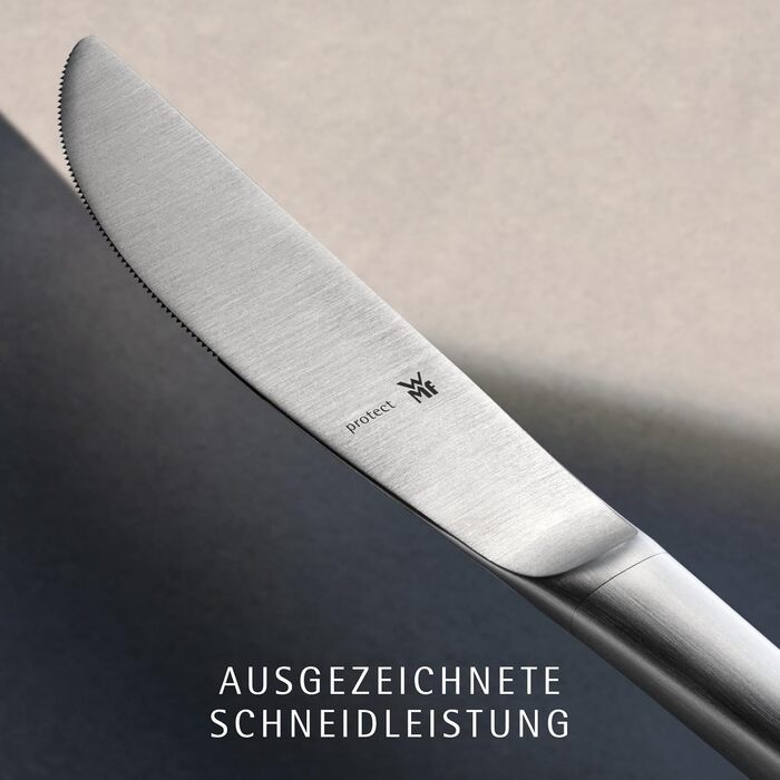 Набір столових приборів WMF Corvo на 6 осіб (30 предметів), нержавіюча сталь Cromargan protect, матове покриття, стійкий до подряпин, придатний для миття в посудомийній машині