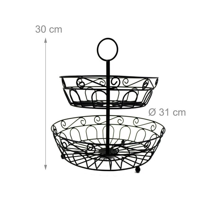 Підставка для квітів Relaxdays з 2 ярусами
