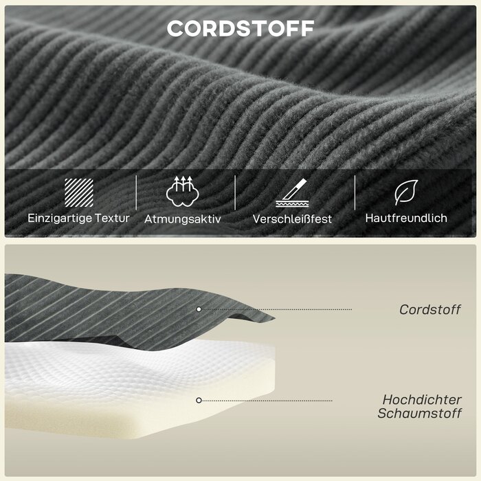 Модульний кутовий диван, кутовий диван-ліжко з глибоким сидінням, широкими підлокітниками, 2 подушки, темно-сірий