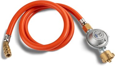 Rollwagen для газового гриля Wayne від BURNHARD®: міцна сталева рама, пластикові столики, адаптер для газового балону