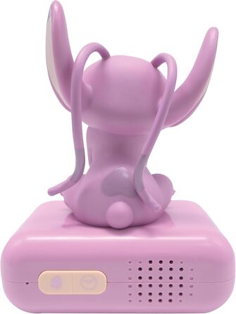 Дитячий ліхтарик-годинник Disney Stitch Angel RL800D1, рожевий - будильник з мелодіями та підсвічуванням LCD