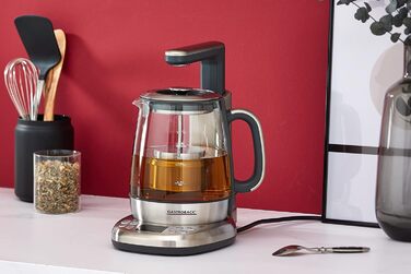 Електричний чайник GASTROBACK з регулюванням температури та ситом для листового чаю та пакетиків