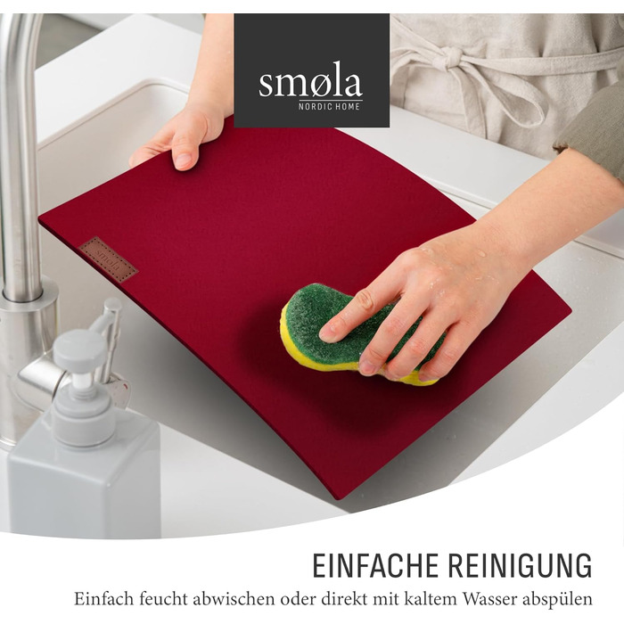 Набір з 12 елементів Smøla: преміум фетровий набір на стіл з підставками I Темно-сірий, миється I Декор для столу, літо