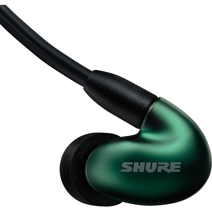 Навушники Shure SE846, висока роздільна здатність, чотири динаміки, настроюються, вкладиші, знімний кабель, Jade Gen 2