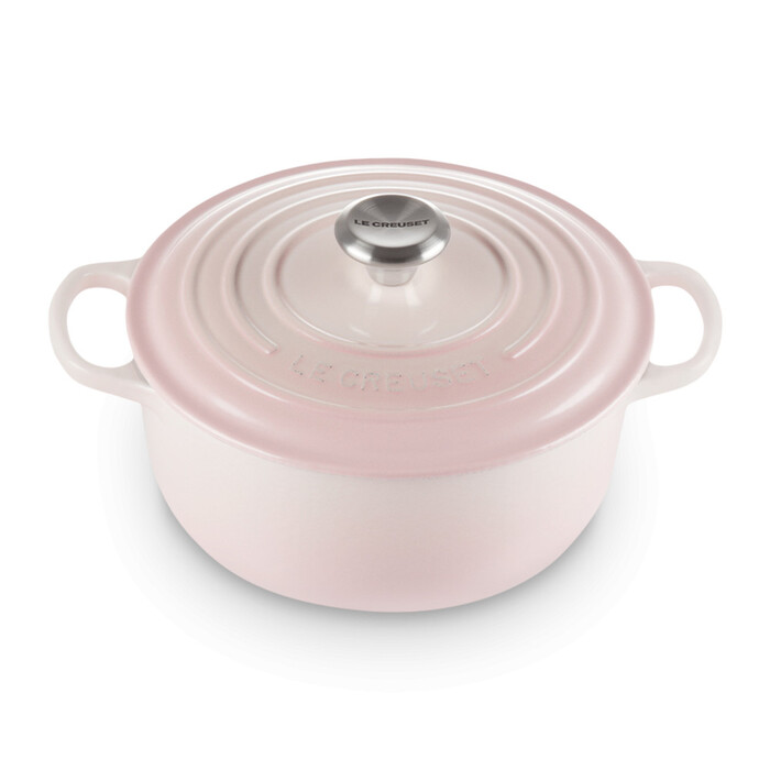 Каструля кругла 4,2 л рожева Shell Pink Le Creuset