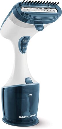 Відпарювач для одягу Morphy Richards 361000 Hand Held, нержавіюча сталь/пластик, 260 л, білий/блакитний