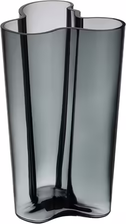 Ваза Iittala Aalto 251 мм сіра, скляна, дизайнерська