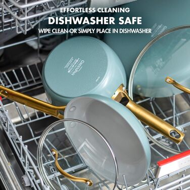 GreenPan Padova Reserve сковорода з антипригарним покриттям Harteloxierte, 20 см, індукція, без PFAS, золотий грифель, для плити та духовки