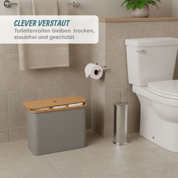 Тримач для туалетного паперу Relaxdays на 12 рулонів